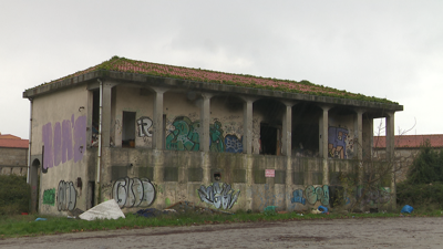 Antigo cuartel Sánchez Aguilera de Ferrol onde se declarou o incendio