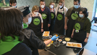Participantes do curso de cociña saudable