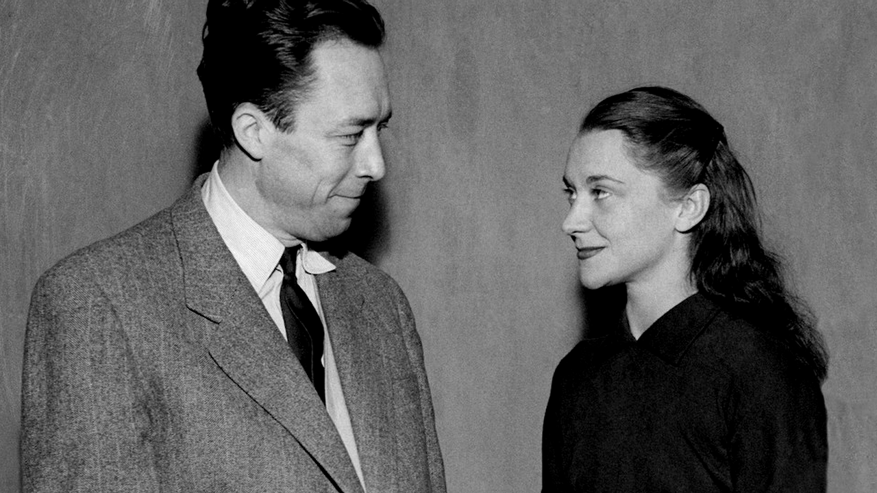 Albert Camus e María Casares nunha fotografía dos anos corenta