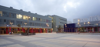 Hopital Universditario de Ceuta onde ingresou o menor