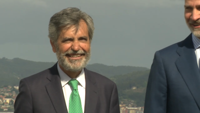 O presidente do Tribunal Supremo e do CXPX na inauguración da Cidade da Xustiza en Vigo