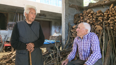 Orita ten 88 anos e o seu marido Eustaquio ten 100 anos e viven no concello de Quintela de Leirado.