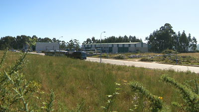 Imaxe do polígono industrial de Baión, no concello de Vilanova de Arousa, este martes