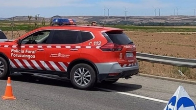 Imaxe dunha patrulla da Policía Foral de Navarra