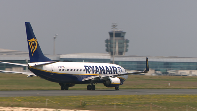 Imaxe de arquivo dun avión da compañía Ryanair.