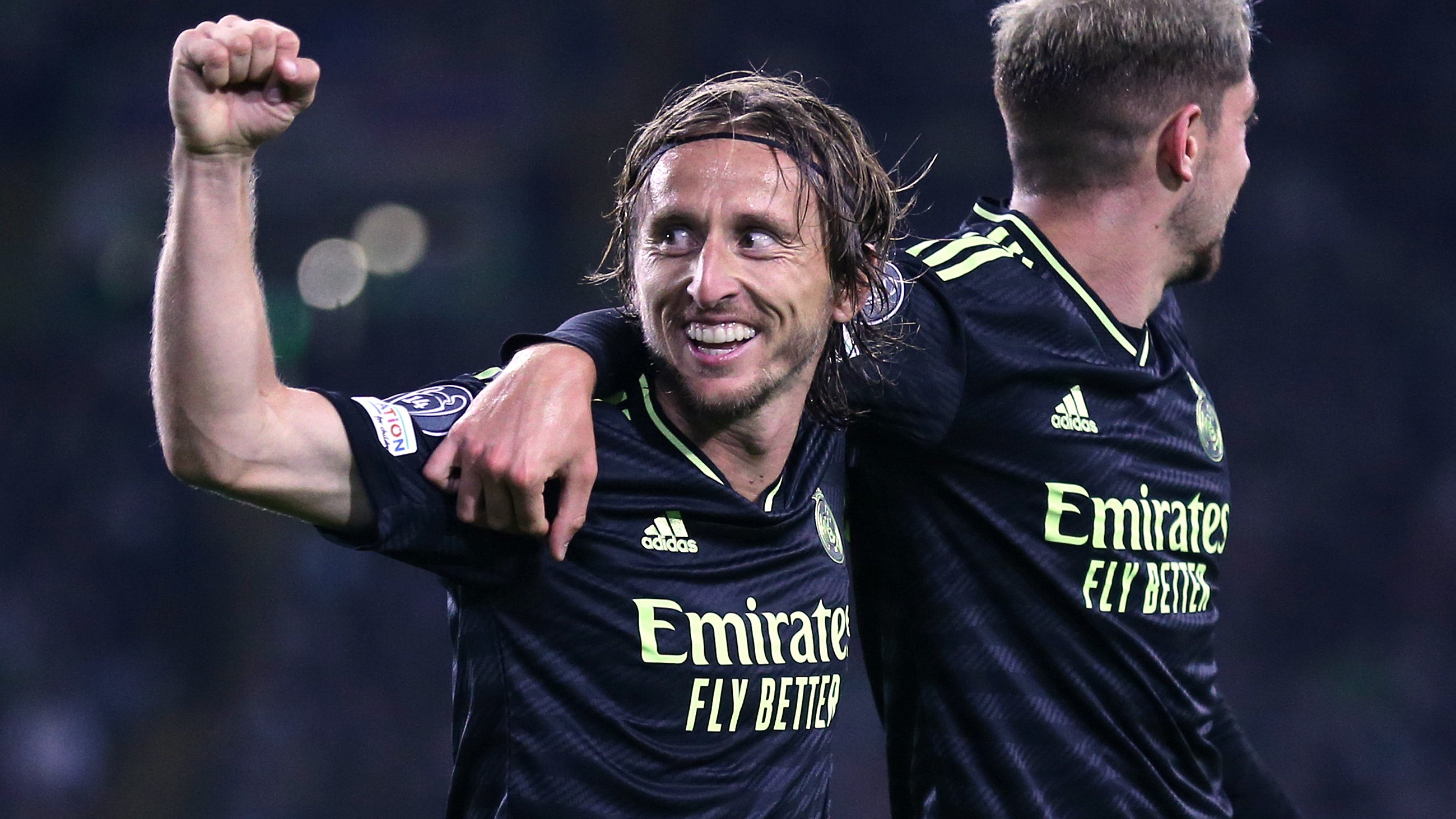 Modric marcou o segundo gol do partido no minuto 63. EFE