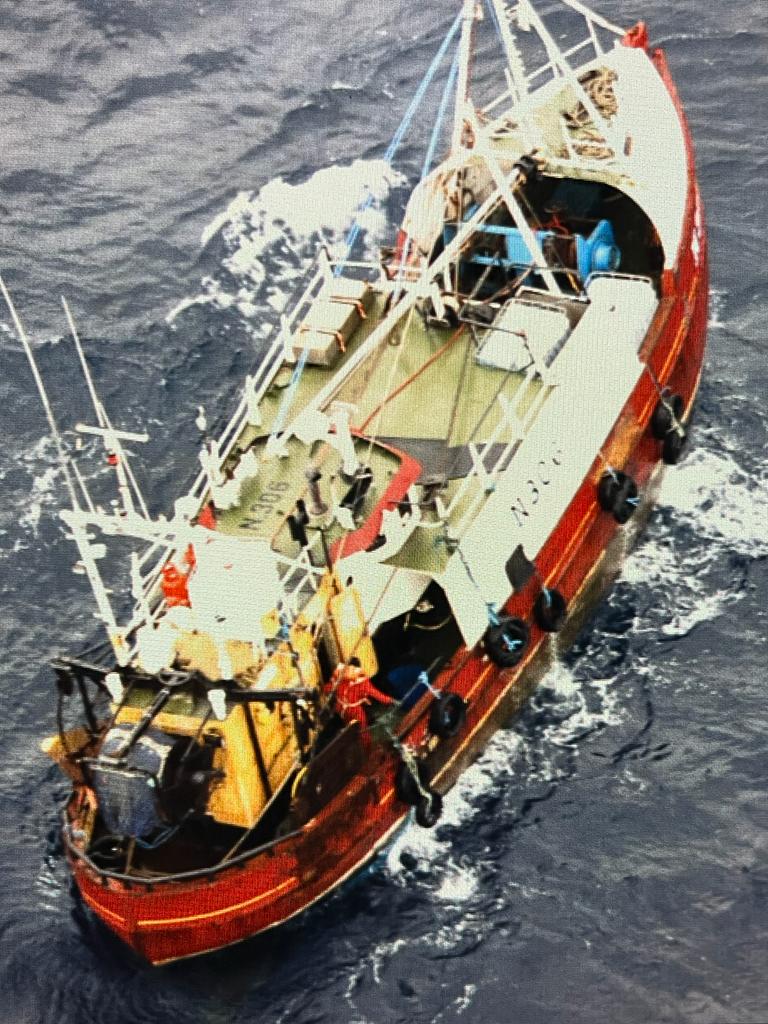 O pesqueiro británico Arlanda en dificultades