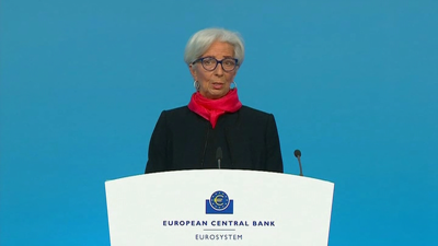 A presidenta do BCE cuestiona o imposto á banca de España