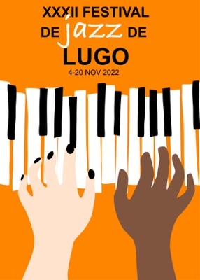 Cartel do XXXII Festival de Jazz de Lugo