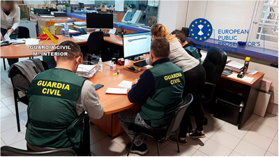 Desmantelan unha rede europea que defraudou 2.200 millóns en IVE /Imaxes da Garda Civil