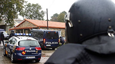 Intervención da Policía Nacional no asentamento dos Chaquetas en Ferrol /Arquivo