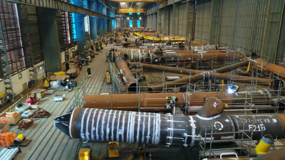 Fábrica de turbinas para eólica mariña