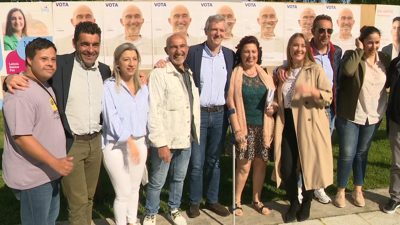 O presidente do PPdeG apoiou esta tarde os candidatos de Moaña e da comarca de Caldas