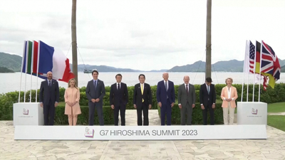 Foto de familia no cume do G7