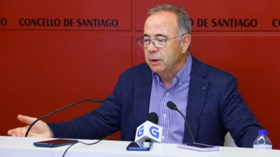 Xosé Sánchez Bugallo comparece ante os medios este luns (EFE/Quique Vázquez)