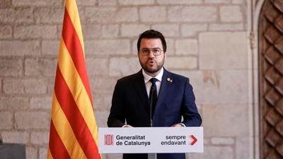 O presidente da Generalitat de Cataluña, Pere Aragonès (EFE/Quique García)