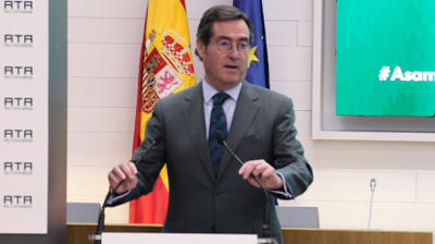 O presidente da patronal, Antonio Garamendi (EFE / Ramón Ayala)