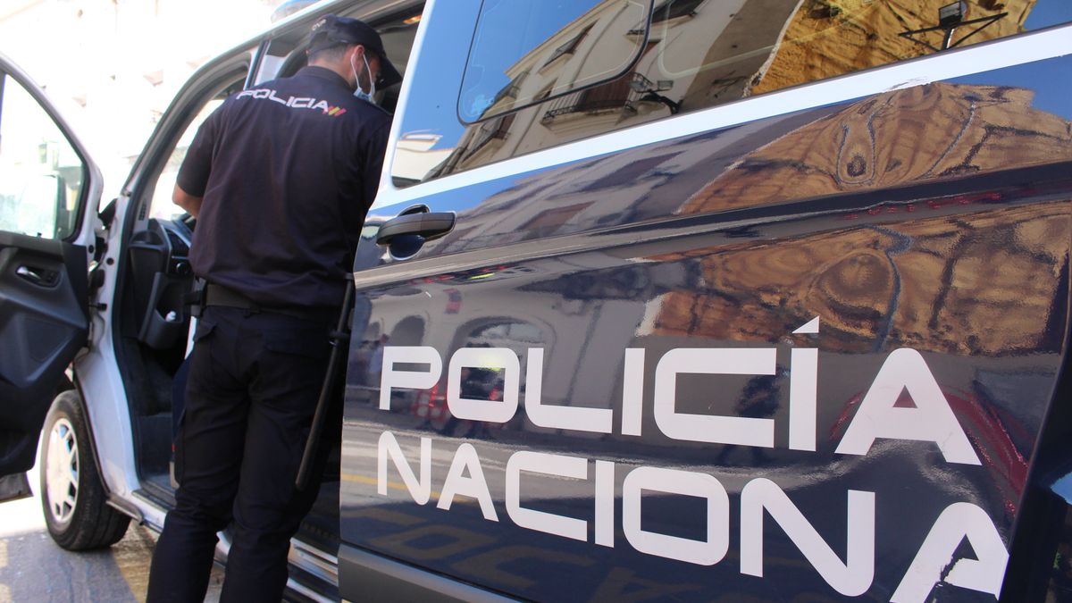 Vehículo da Policí Nacional nunha intervención