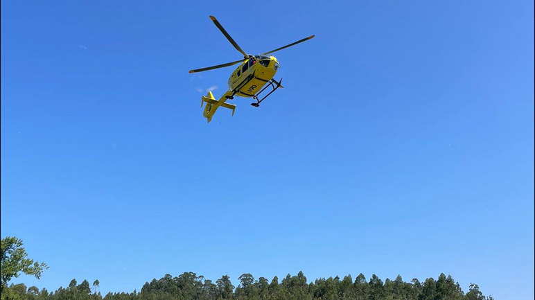 Imaxe do helicóptero do 061-Galicia