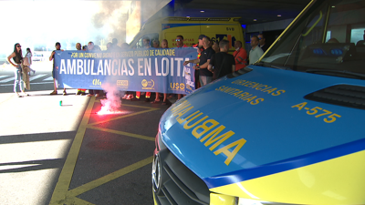 Cidades como Vigo acolleron diversas mobilizacións do persoal das ambulancias