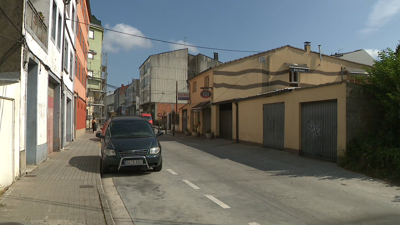Rúa Serra de Outes en Lugo onde sucedeu a agresión con arma branca