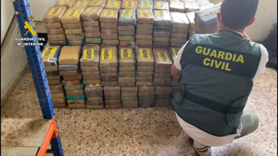 Cocaína intervida nun polígono industrial de Santa Fe en Granada