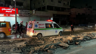 Unha ambulancia esta noite en Tulkarem