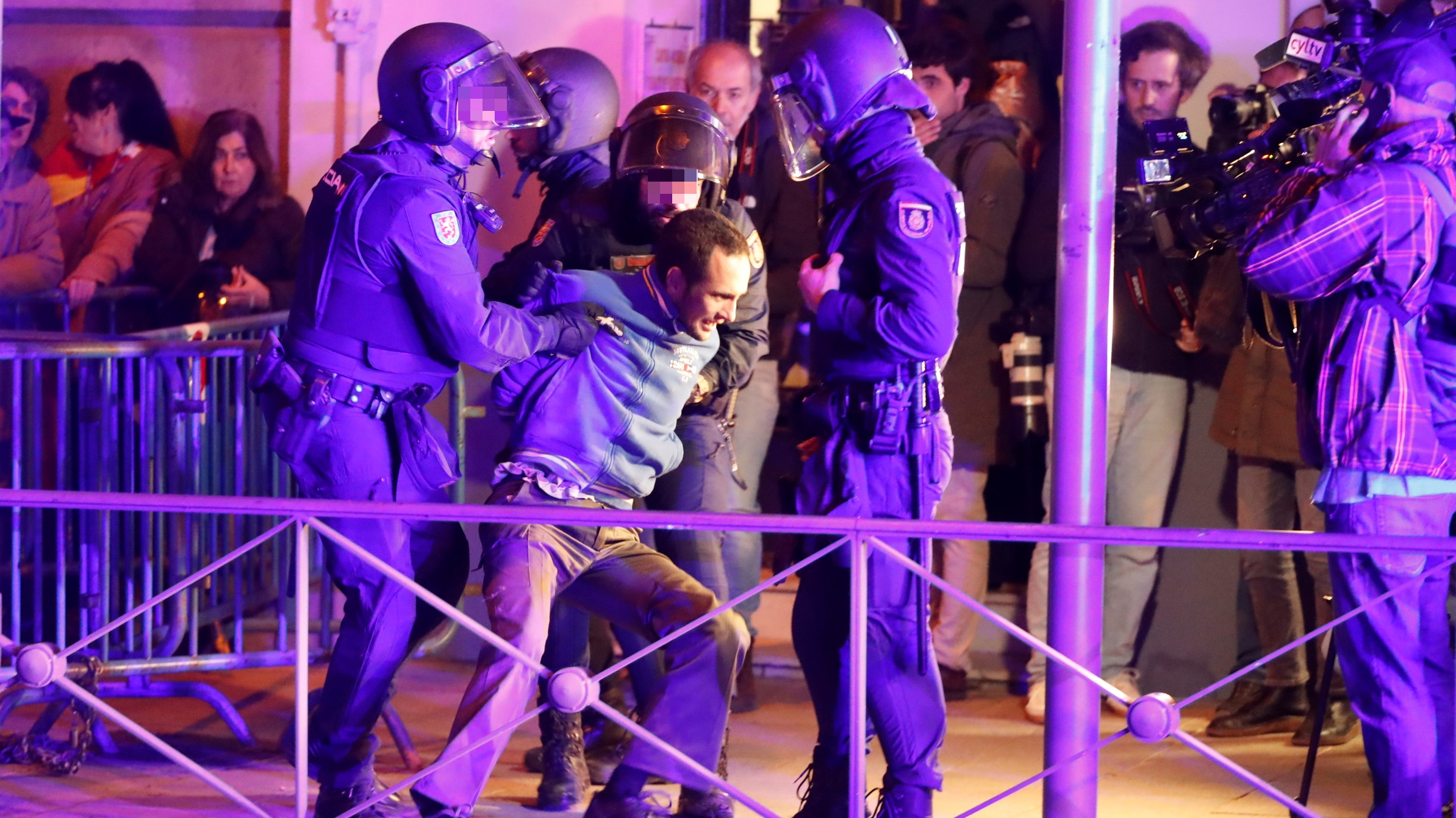 As protestas deixan tres detidos en Madrid (EFE/J. P. Gandul)