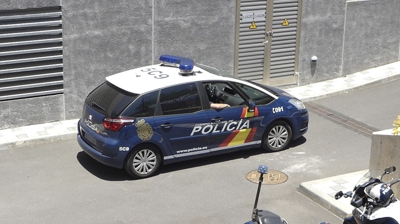 Imaxe de archivo. Vehículo da Polícia Nacional. EFE/Miguel Calero
