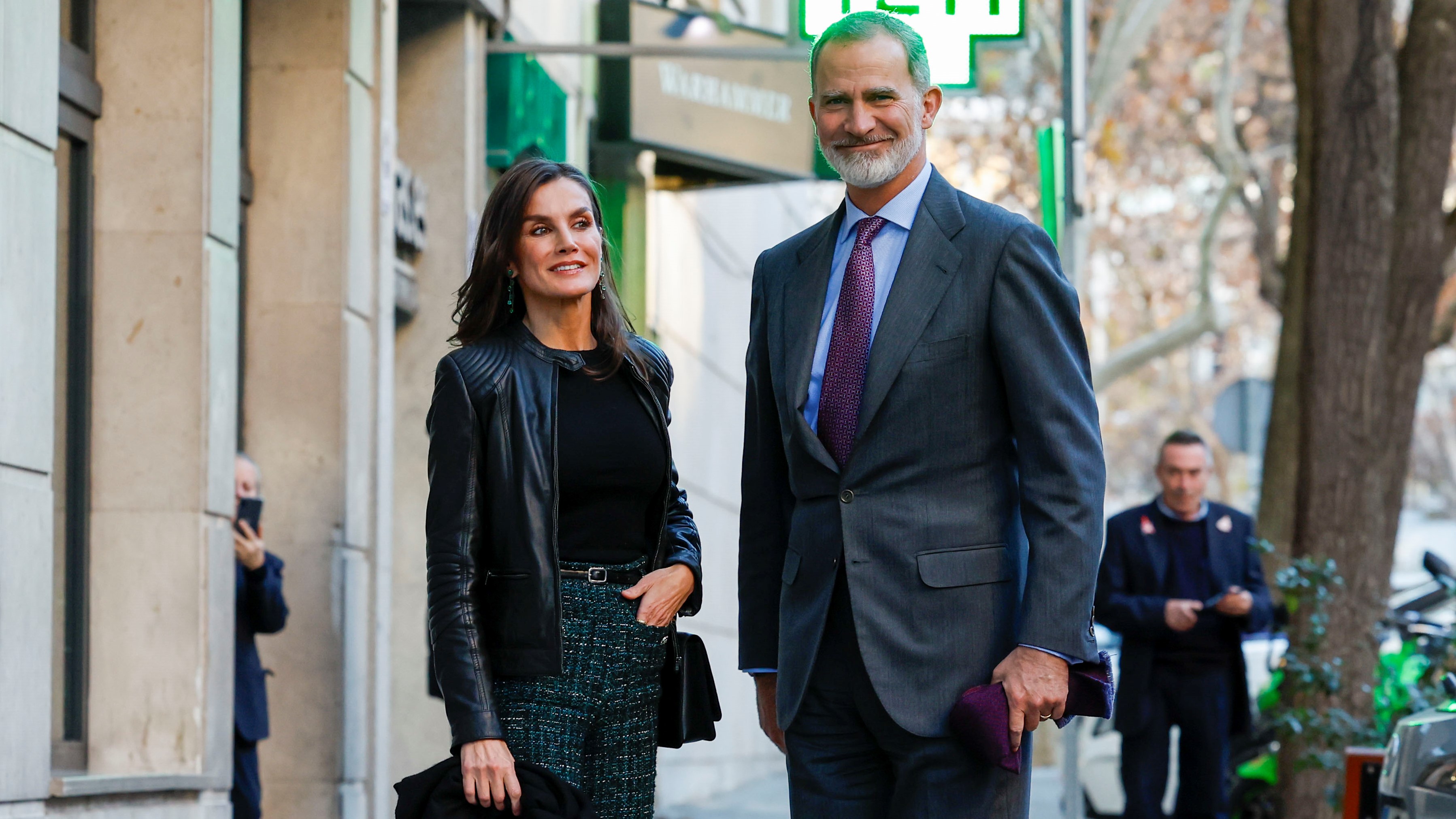 O rei Filipe VI coa raíña Letizia o pasado mércores en Madrid. EFE/Javier Lizón