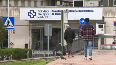 A repunta da gripe está provocando un colapso nos centros sanitarios; Complexo Hospitalario Universitario de Ourense