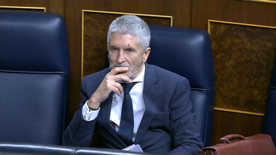 O ministro do Interior, Fernando Grande-Marlaska, na sesión plenaria do Congreso do mércores pasado