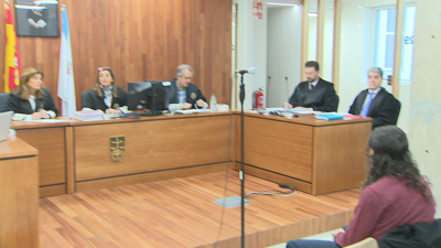 Imaxe do xuízo celebrado en Vigo, na sección quinta da Audiencia Provincial de Pontevedra
