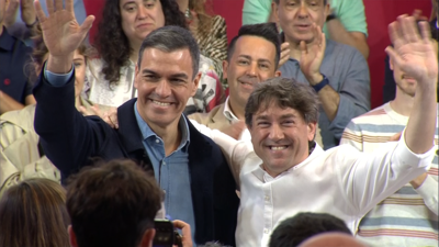 Pedro Sánchez co candidato a Lehendakari do PSE, Eneko Andueza
