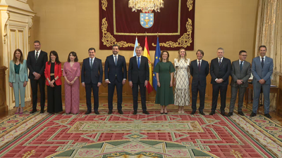 Foto de familia do novo Goberno da Xunta de Galicia