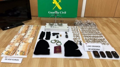 Obxectos incautados (Garda Civil)