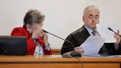 A acusada no momento da lectura do veredicto (EFE/Cabalar)