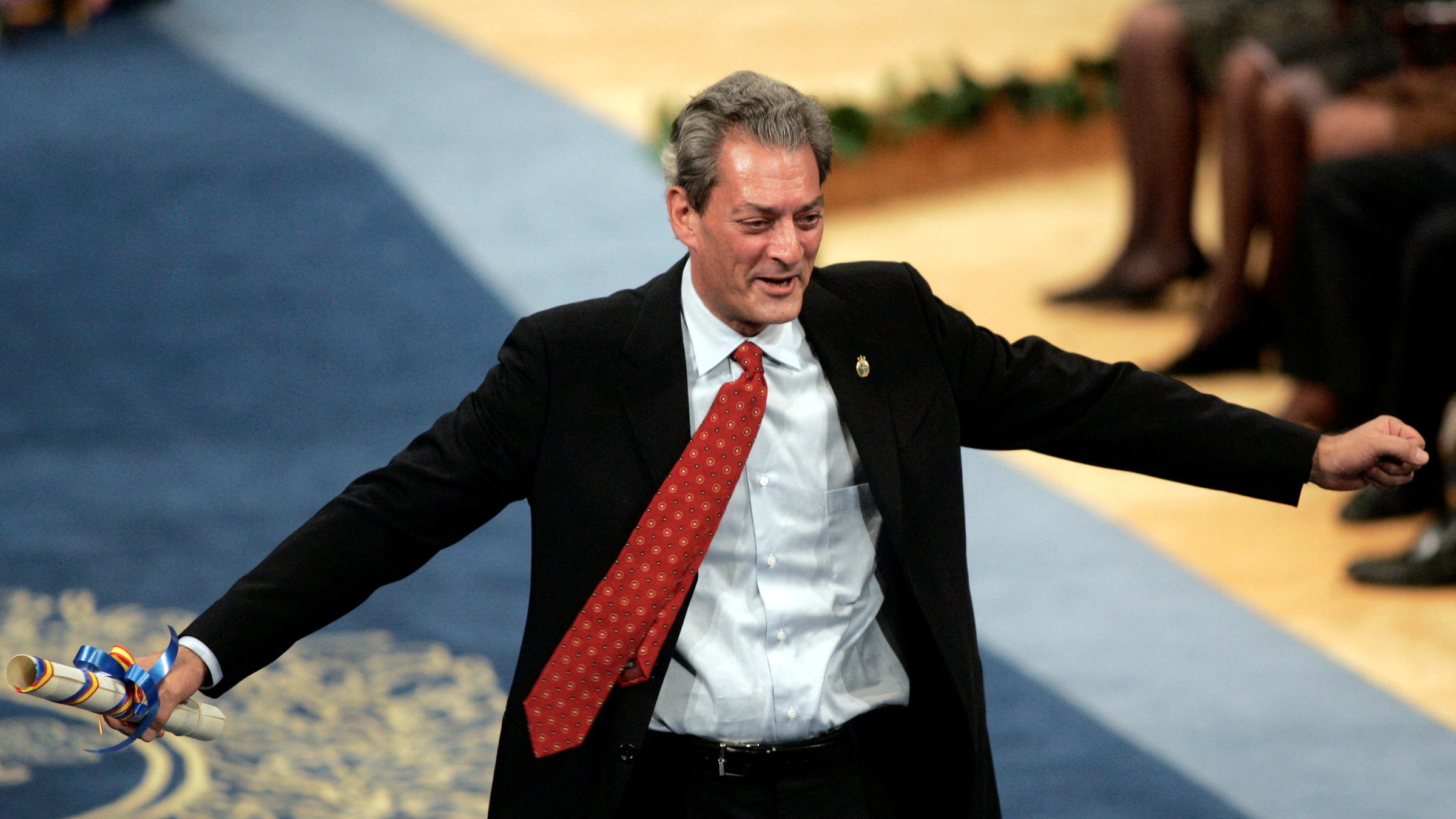 Auster recibiu o premio Príncipe de Asturias das Letras en 2006 (Reuters/Eloy Alonso)