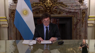 O presidente arxentino nunha imaxe de arquivo