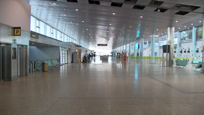 Aeroporto de Vigo pechado por obras