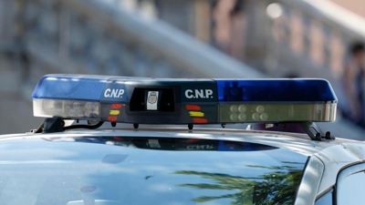 Detalle das sirenas dun coche da Policía Nacional. (EFE/Mariscal)