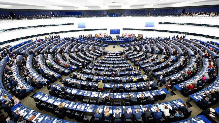 Vista xeral do Parlamento Europeo (PE-Marc Dosmann)