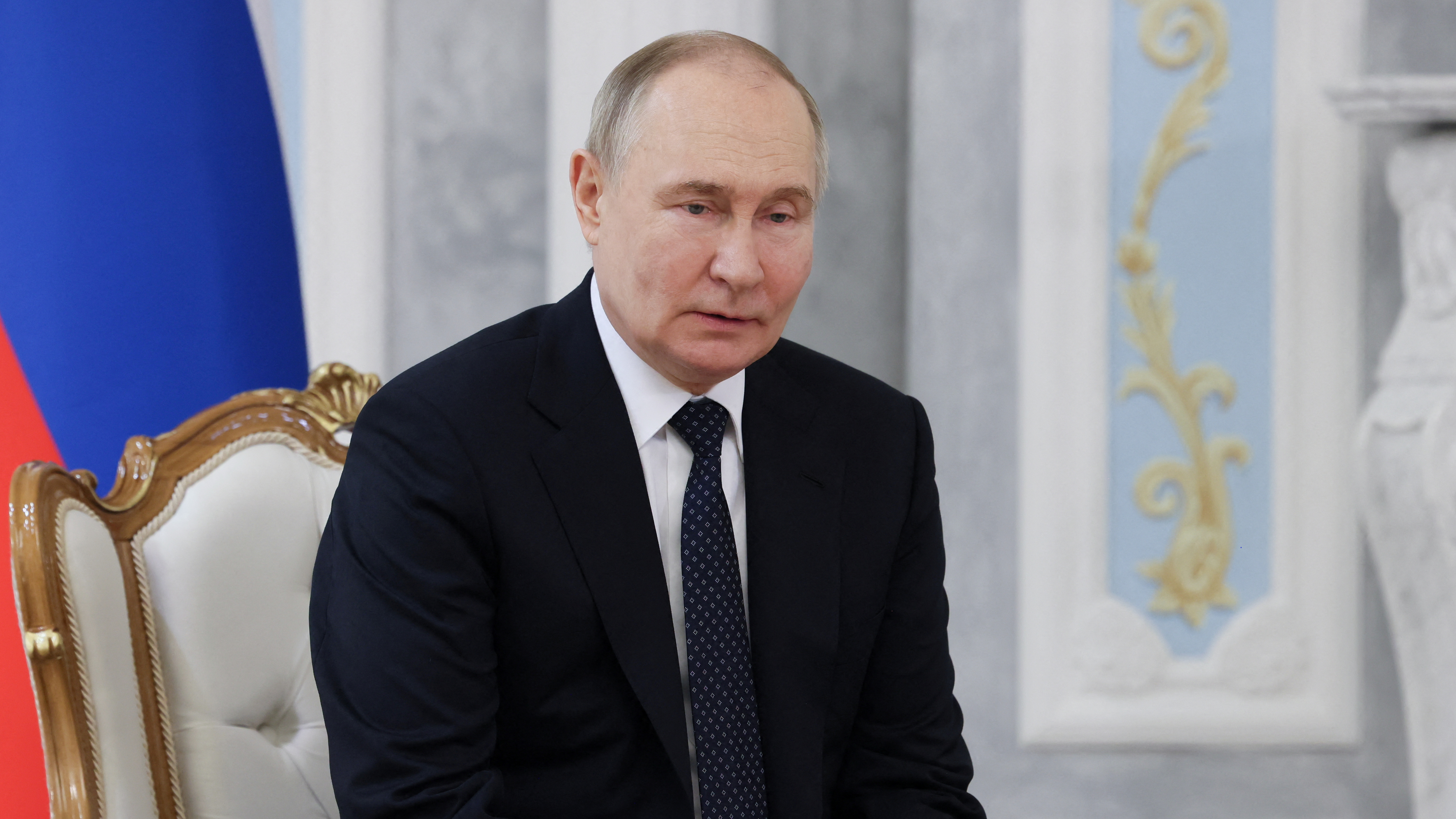 O presidente de Rusia, Vladímir Putin, en Minsk. REUTERS.