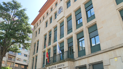 Fachada da Audiencia Provincial de Ourense, onde se celebrou o xuízo