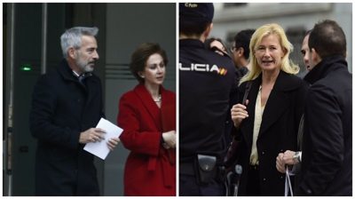 Os principais acusados, Imanol Arias e Ana Duato. (Europa Press)