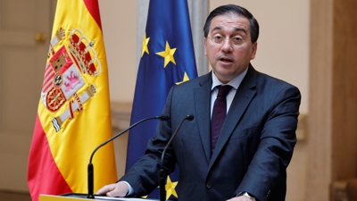 José Manuel Albares, ministro español de Asuntos Exteriores (EFE/Sergio Pérez)