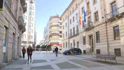 Imaxe da fachada da Audiencia Provincial de Pontevedra onde se chegou ao acordo de conformidade este martes.