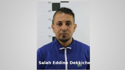 A Garda Civil distribuíu esta fotografía de Salah Eddine Dekkiche, un dos supostos autores do homicidio
