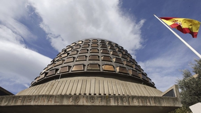 Imaxe de arquivo da fachada do Tribunal Constitucional (EFE/Juan Carlos Hidalgo)