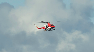 Imaxe de arquivo dun helicóptero de rescate (EFE/Adriel Perdomo)